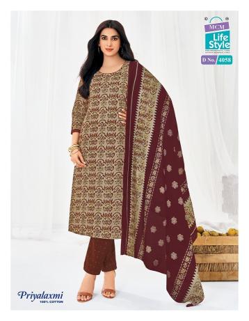 Mcm priyalaxmi vol-40 dress material wholesale in madurai